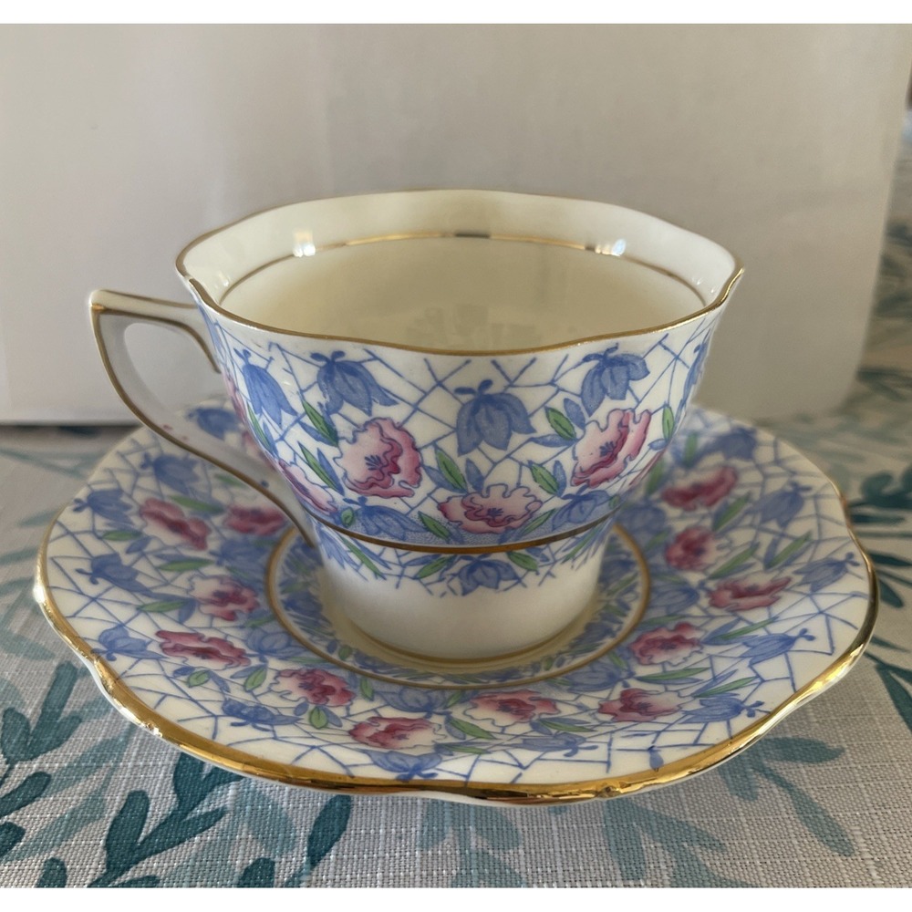 VTG ‎ ROSINA  Bone China Cup & Saucer Set. Made In England
